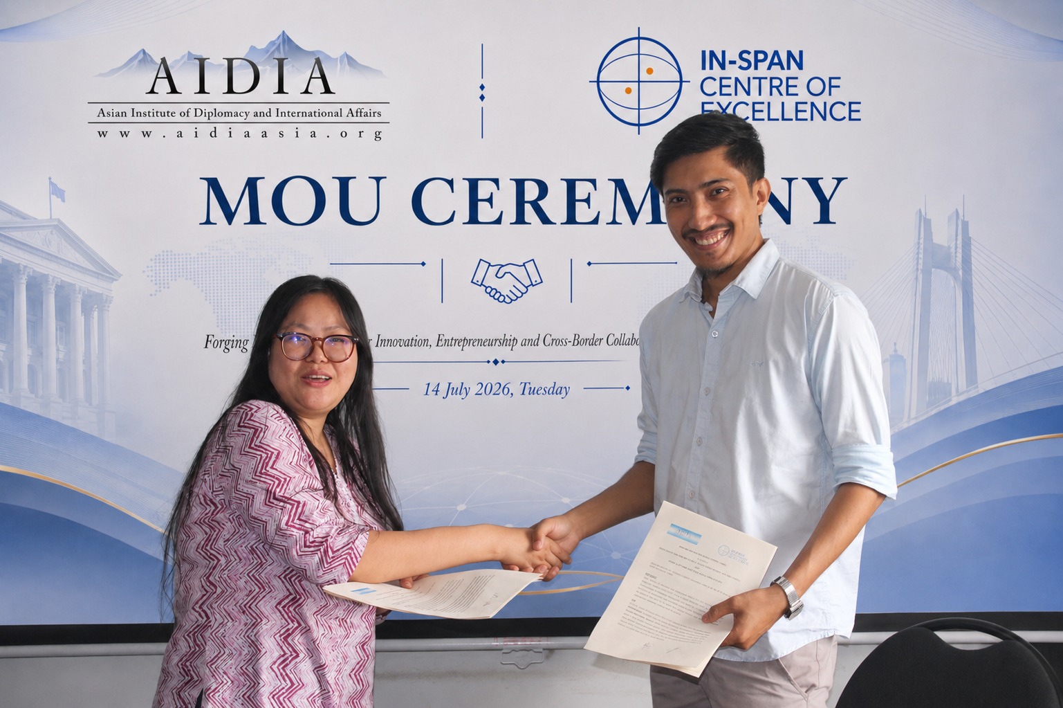 IN-SPAN Center of Excellence and AIDIA formalise Strategic Partnership to Advance Nepal’s Innovation Economy